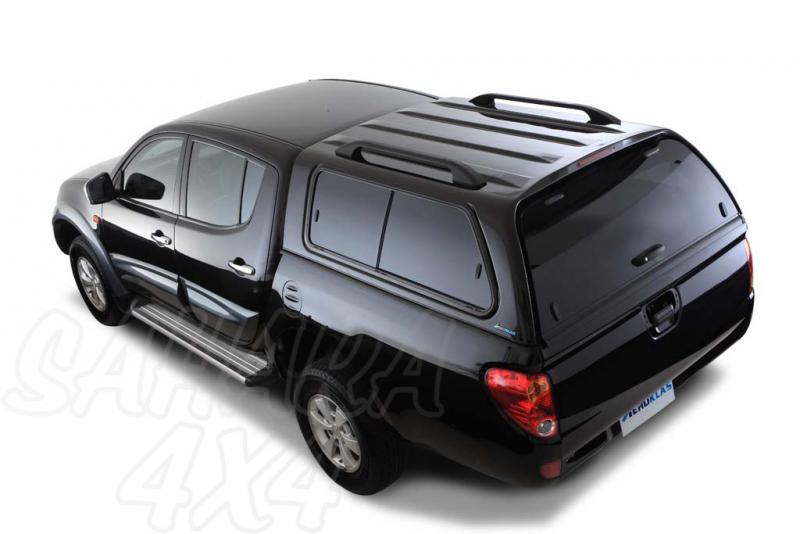 HardTop AEROKLAS en ABS, con ventanas para Mitsubishi L-200 Triton 2010-2015 - Para Doble cabina