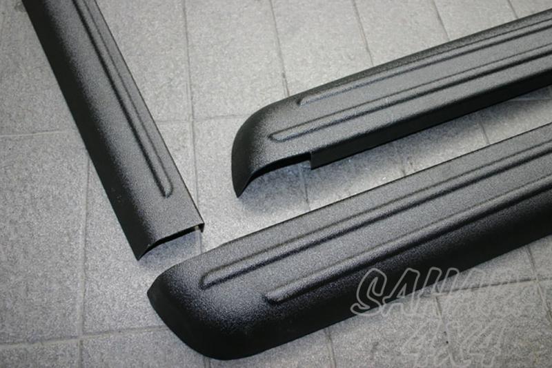 Supplementary edges for under rail bedliner for Nissan Navara D40 2005-2015 - For Double cab