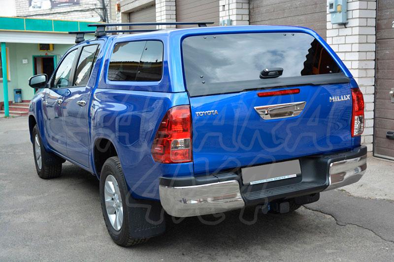 HardTop AEROKLAS made ABS with windows for Toyota Hilux Revo 2016- - Fore double cab