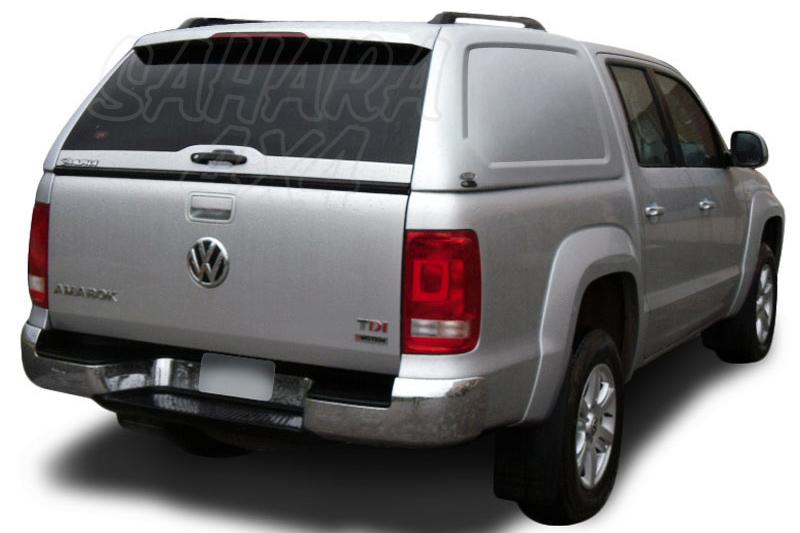 Fiberglass ALPHA canopy without windows for Volkswagen Amarok 2010- - For Doble cab