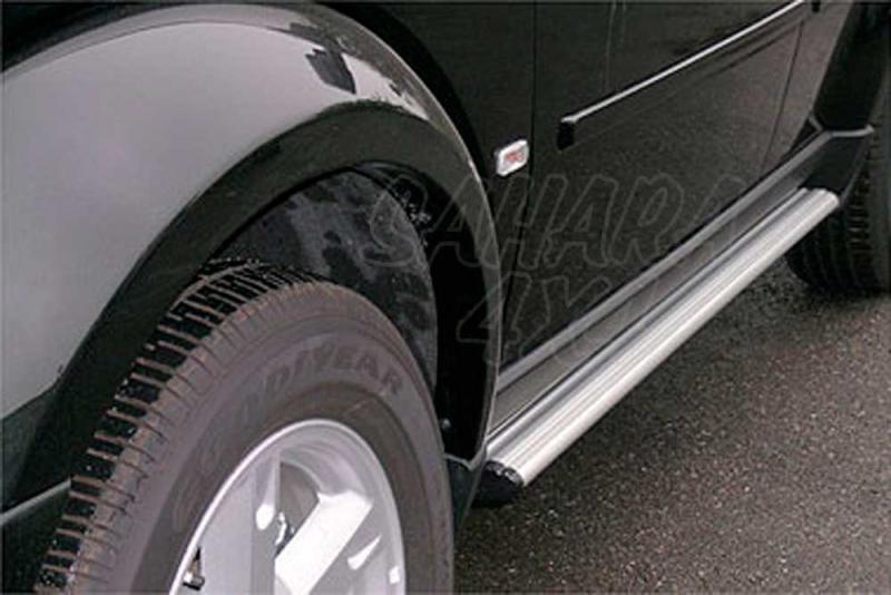 Estribos ovales en aluminio. Tipo S110 para Dodge Nitro 2007-