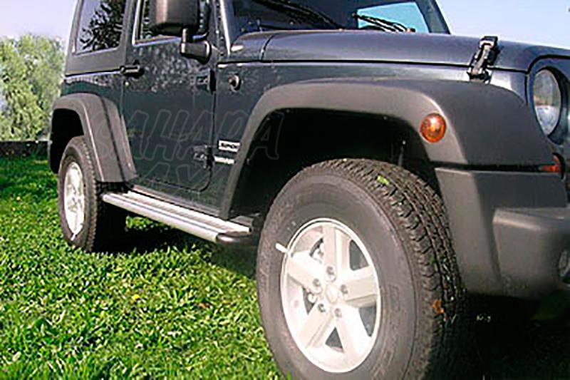 Side steps aluminum platform. type S50 for Jeep Wrangler JK 2007-
