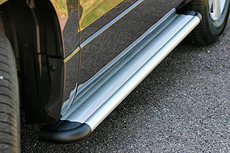 Side steps aluminum platform. type S50 for Toyota LandCruiser 155