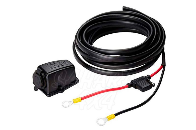 ARB Fridge Freezer Wiring Kit And Threaded Socket Mount 