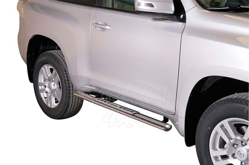 Side steps bars, oval section. Type DSP for Toyota LandCruiser 155 