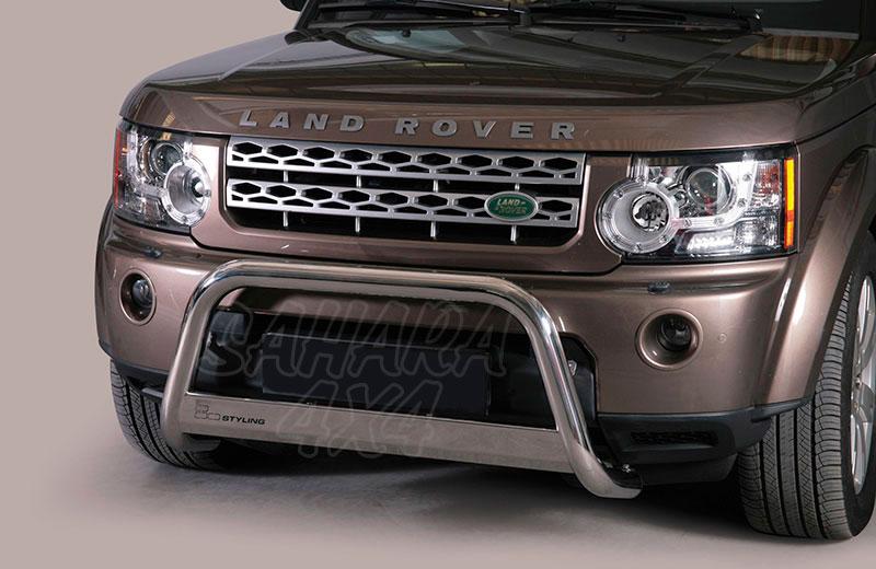 Front Bull Bar inox 63mm. CEE* for Land Rover Discovery IV 