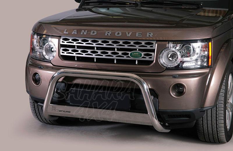 Defensa central inox 63mm con traviesa. Homologacin CE para Land Rover Discovery IV 