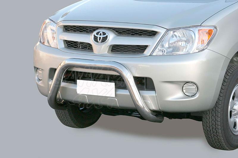 Front Bull Bar inox 76mm. CEE* for Toyota Hilux Vigo 2005-2010 - 