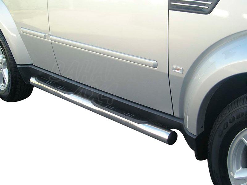 Side steps inox, inox 76mm for Dodge Nitro 2007- - 