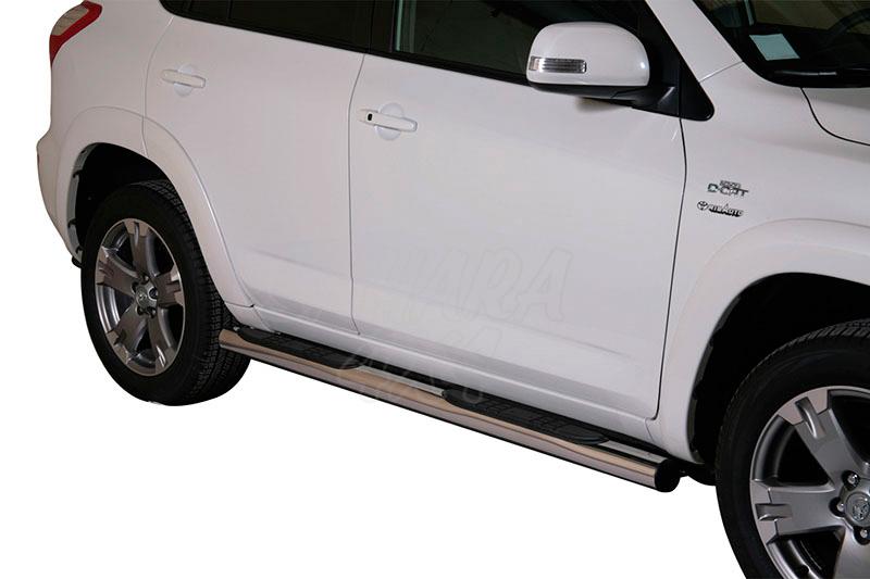 Side steps inox 76mm for Toyota Rav4 2010-2013 - 