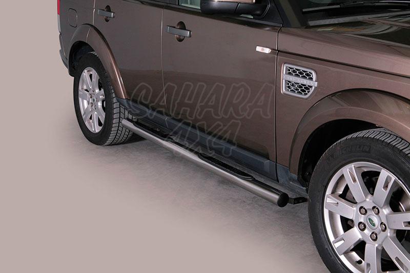 Side steps inox 76mm for Land Rover Discovery