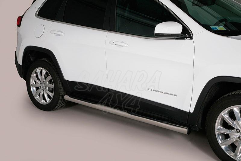 Side steps inox 76mm for Jeep Cherokee 2014-