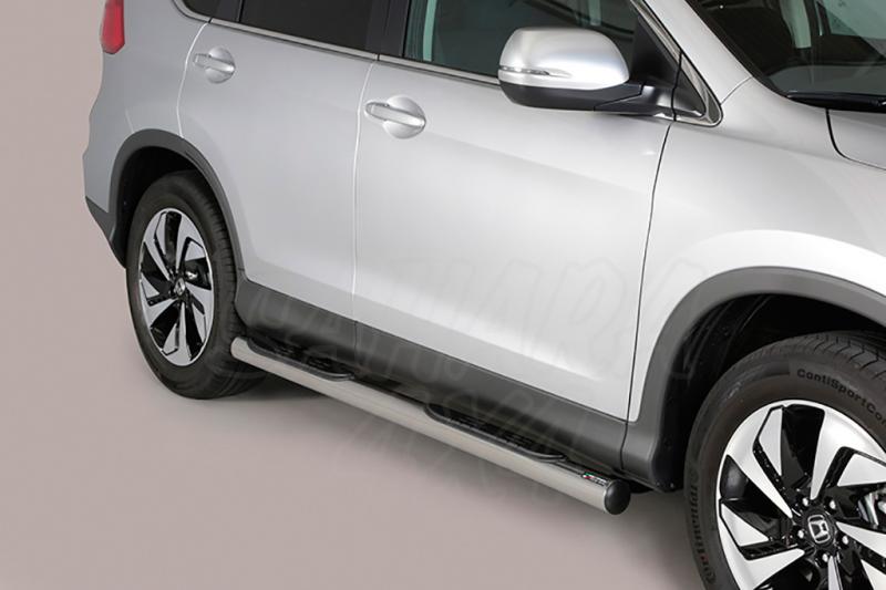 Side step inox oval shaped for Honda CR-V 2016-2018