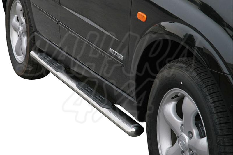 Side steps inox for SSangyong Kyron 2007- - 