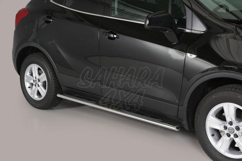 Side steps inox for Opel Mokka 2012-
