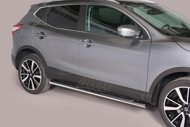 Side steps inox for Nissan Qashqai 2014- - 