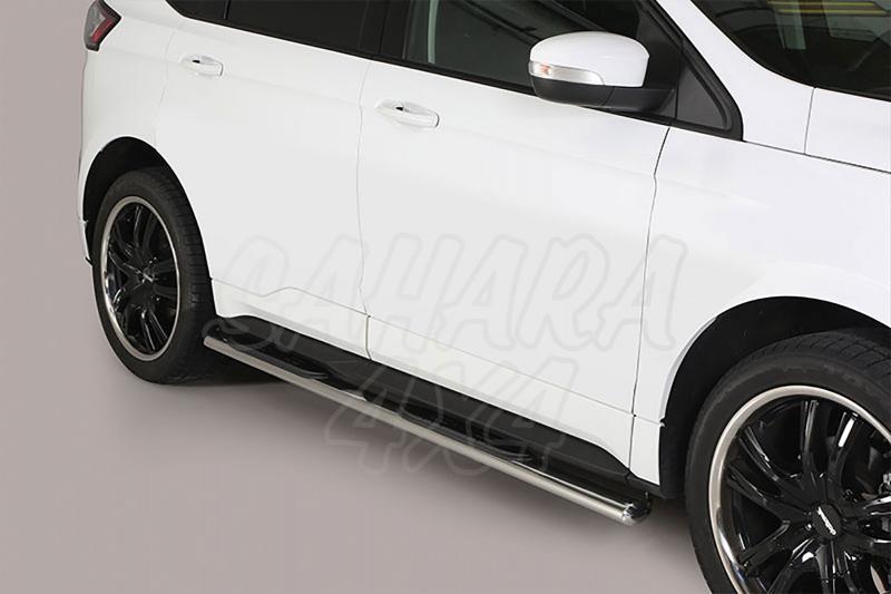 Sidesteps inox, oval sahped for Ford Edge 2016-