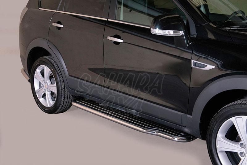 Side steps inox 50mm for Chevrolet Captiva 2011-
