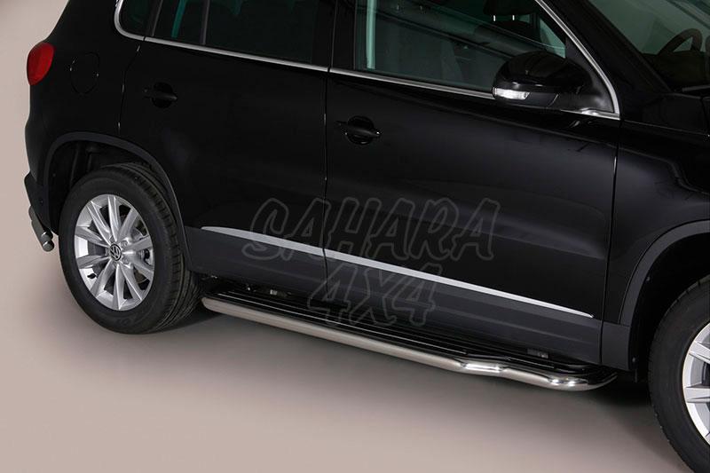 Side steps inox 50mm for Volkswagen Tiguan 2011-