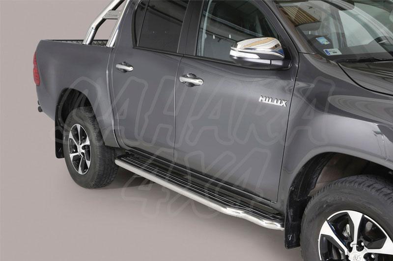 Side steps inox 50mm for Toyota Hilux Revo 2016- - 