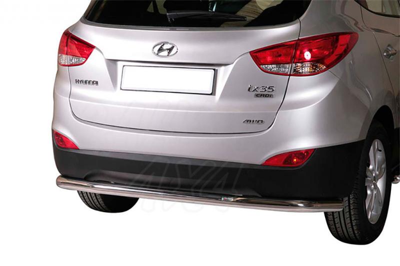 Rear bumper protection , Inox 63mm for Hyundai IX-35 2010-2016