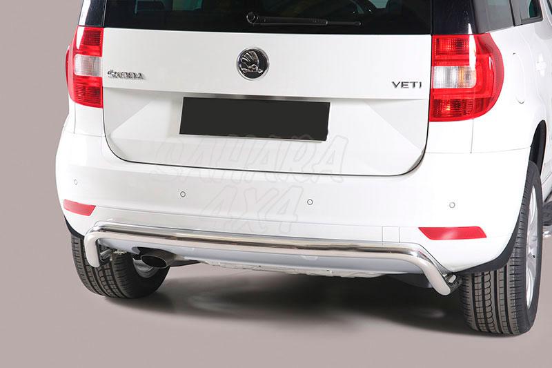 Rear bumper protection 50mm for Skoda Yeti 2009-2014 - Only 4x2