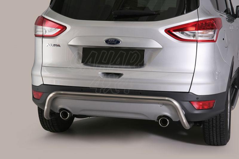 Rear bumper protection , Inox 50mm for Ford Kuga 2013-2016