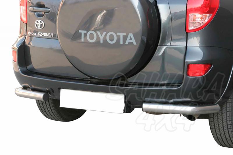 Protector lower rear corners stainless tube 63mm for Toyota Rav4 2006-2009