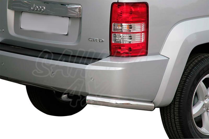 Protector inferior de esquinas traseras en tubo inox 63mm para Jeep Cherokee KK 2008-2014