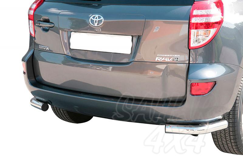 Protector lower rear corners stainless tube 63mm for Toyota Rav4 2009-2010 - 