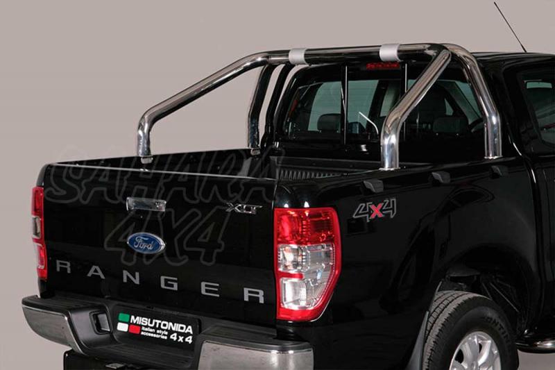 Rollbar en acero inox 76mm para Ford Ranger 2012-