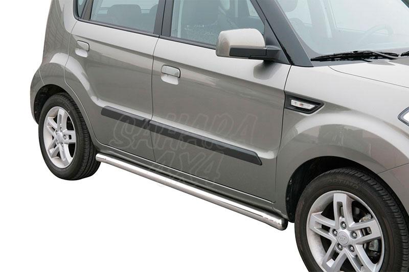 Estribos en tubo inox 63mm para Kia Soul 2009-2014