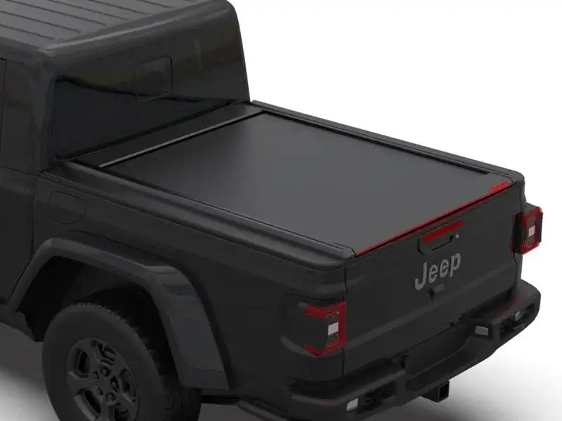 Tapa enrollable Tessera SE en negro mate Jeep Gladiator [2019 - ] - Para Extra cabina , compatible con o sin Roll Bar original