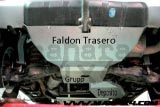 Protectores de grupo trasero, faldon trasero (acero o duraluminio 6mm)) - Disponible protector grupo trasero patin desmontable, protector faldon trasero