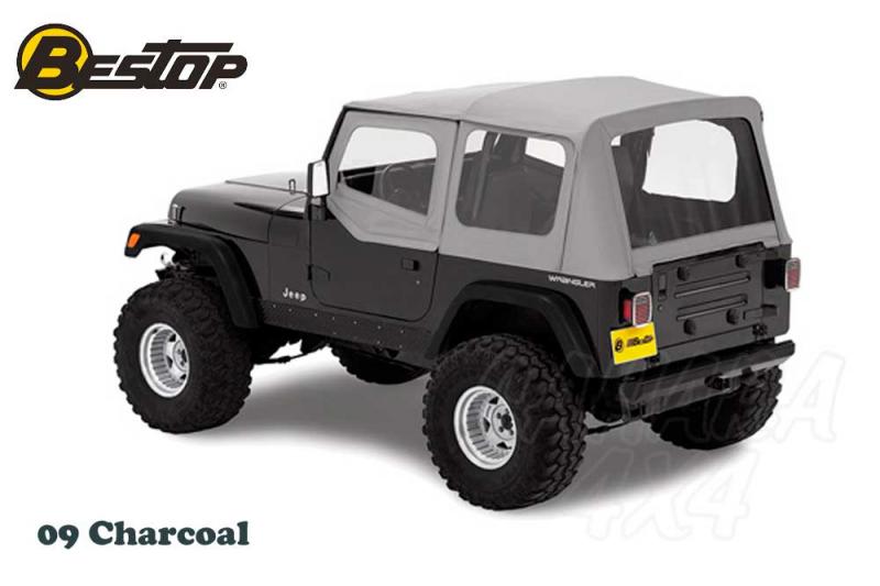 Bestop Replace a top , Jeep Wrangler YJ 87-95 - With out hardware, includes half door skins 