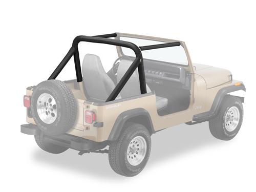 Roll bar cushions with covers jeep wrangler YJ