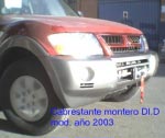 Winch Support Mitsubishi Pajero DID - In Steel.
