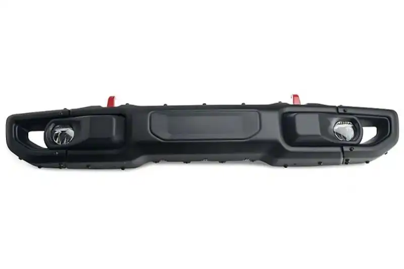 Front bumper Mopar Rubicon Steel Black JL JT year 18-24 - With CE pedestrian protection approval