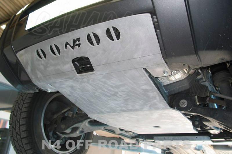 Protectores N4 Duraluminio 8mm Land Rover Discovery III - Fotos orientativas , no contractuales.