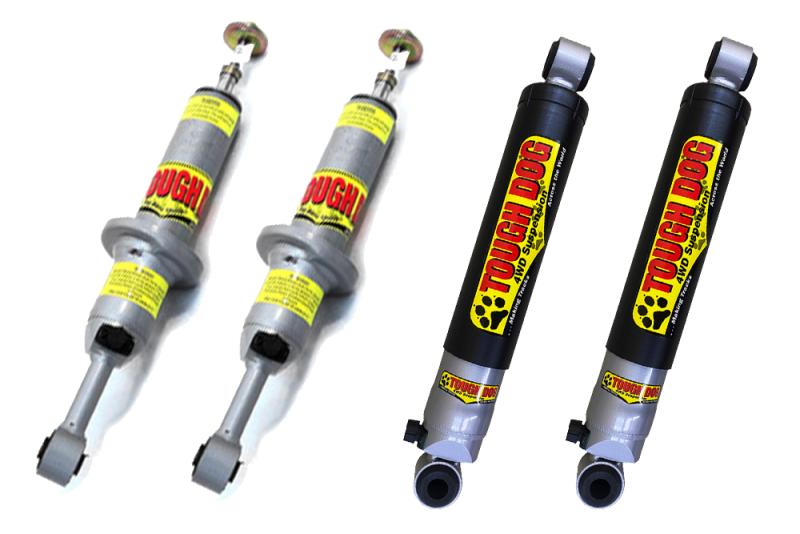 Tough Dog Adjustable Shock Absorber Kit 45 mm , for Ford Ranger PX II 2011-2018 + 40 mm - Kit of 4 shock absorbers