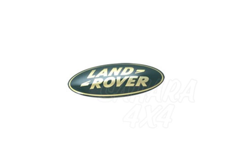 Badge Gold and green front Land Rover Discovery 1-2-3, Freelander 1, Range Rover Vogue + Sport