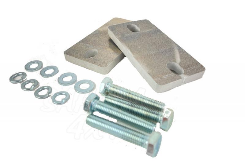 Kit Calzo aluminio 10 mm Estabilizadora delantera JK 