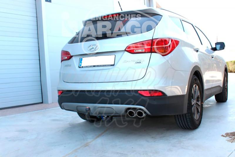 Detachable Automatic Vertical Towbar Hyundai Santa Fe 2012-2018 - Check CE.