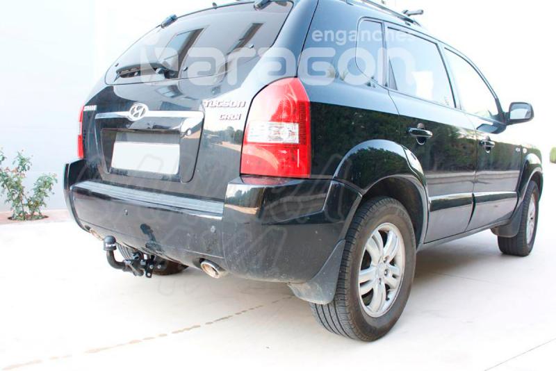 Enganche de Remolque Extraible Horizontal Hyundai Tucson 2004-2009