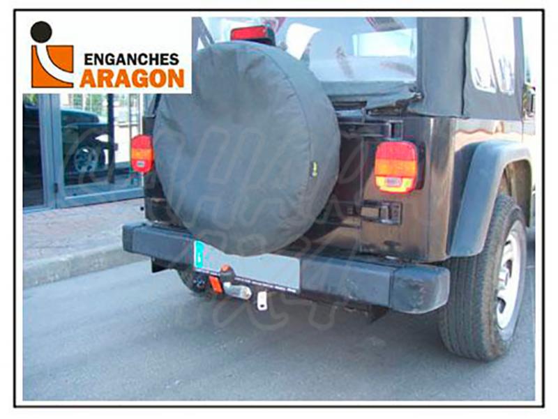 Enganche de Remolque Tipo Placa Jeep Wrangler TJ 1996-2007