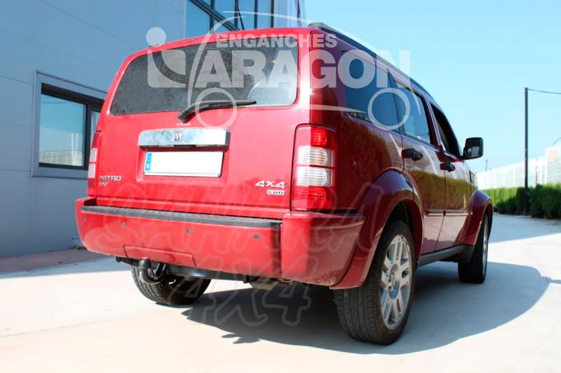 Swan Neck Ball Towbar Dodge Nitro 2007-