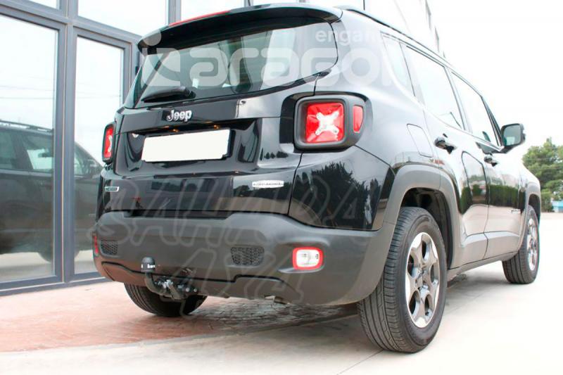 Detachable Aragon Ball Towbar Jeep Renegade 2014- - Check CE.