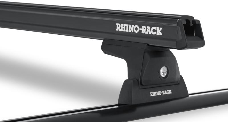 Heavy Duty RLT600 Black 2 Bar Roof Rack ISUZU D-Max Gen2, TF 2dr Ute Space Cab 12 to 20 - The Heavy Duty RLTF Trackmount system is fixed to your roof using a specialised track. The high profile design is ideal for highly curved roofs. In addition to its strength and durability, you have the added benefit of being able to slide your bars along the track to accommodate loads of various length.