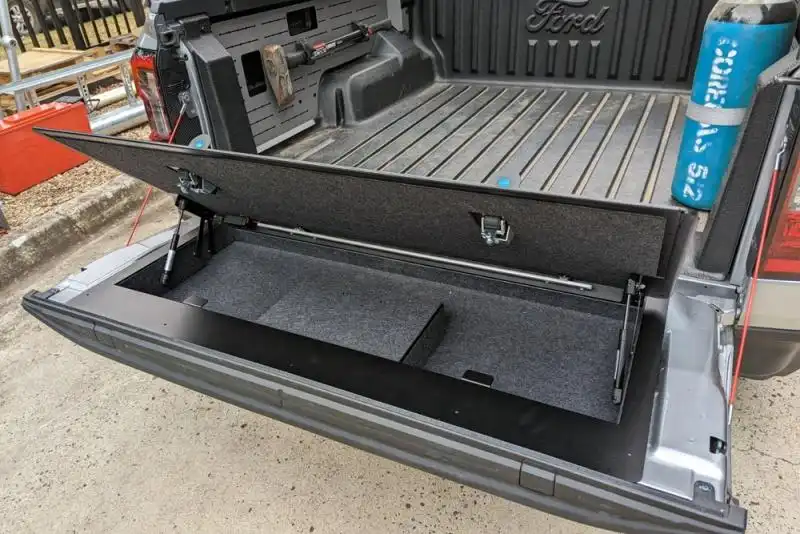 Huracan Fabrication Ford Ranger (Raptor) (2023 - ) Tailgate Storage - 