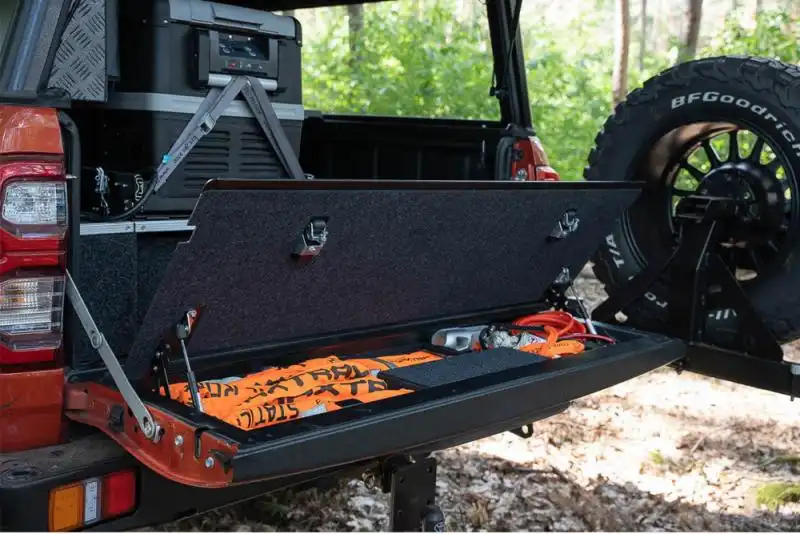 Huracan Fabrication Hilux Revo Tailgate Storage